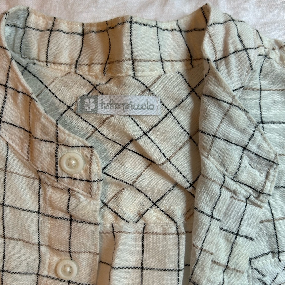 Tutto Piccolo Boys’ Linen Shirt